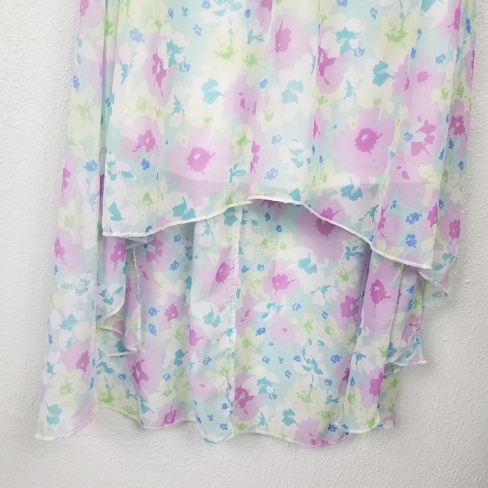 **SOLD**    Charlotte Russe Hi Lo Floral Sun Dress - Picture 4 of 8